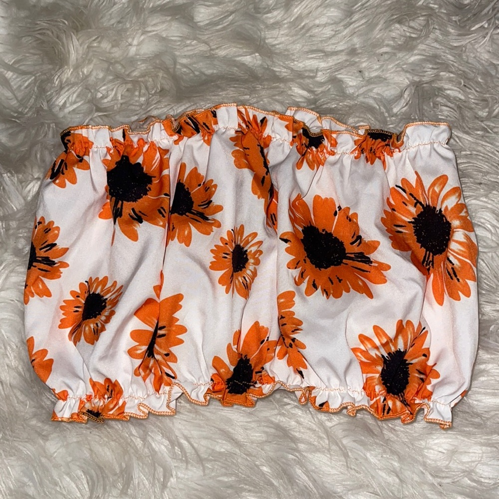 Sunflower Crop top